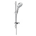 Hansgrohe Raindance Select S, sprchová súprava 150 3jet so sprchovou tyčou 65 cm a miskou, chróm