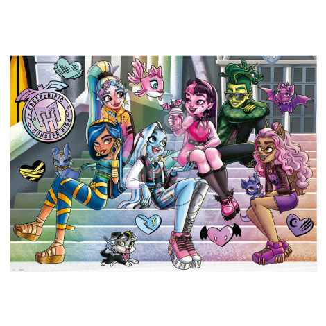 Puzzle Monster High Educa 1000 dielov a Fix lepidlo