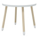 Sada Drevený stôl a 2 stoličky Flexa biela farba