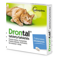 DRONTAL tablety pre mačky 2 tablety