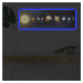 Obraz s LED osvetlením Planéty 90x30 cm