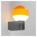 Nástenné svietidlo MARSET Dipping Light A1 LED, oranžová/sivá