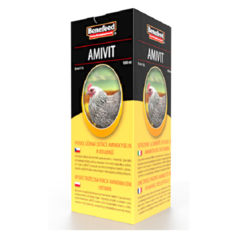 Amivit D komplex vitamínov a aminokyselín pre hydinu 1000ml