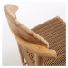 Barová stolička z eukalyptového dreva Kave Home Glynis