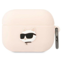 Original case KARL LAGERFELD KLAPRUNCHP pre Apple Airpods Pro (3D Sil NFT Choupette / pink)