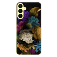 Odolné silikónové puzdro iSaprio - Dark Flowers - Samsung Galaxy A15 / A15 5G