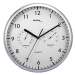 Nástenné hodiny s teplomerom a vlhkomerom Techno Line, 26 cm