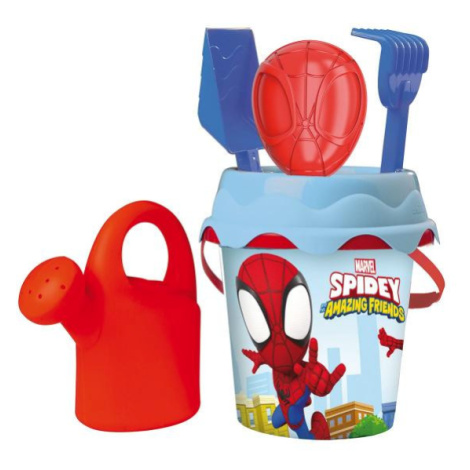 Smoby Vedierko Spidey s krhličkou a prísl., stredné