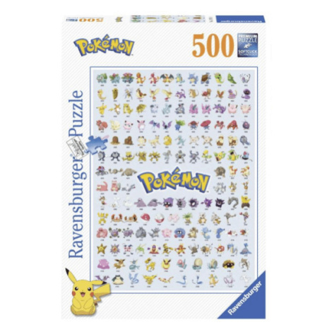 Ravensburger Pokémon Puzzle Ravensburger - Prvních 151 Pokémonů - 500 dielikov