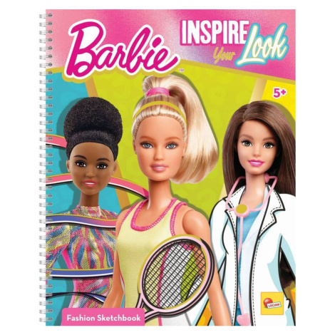 Liscianigiochi Barbie Sketch Book inšpiruj svoj vzhľad