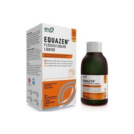 EQUAZEN omega-3 a omega-6 mastné kyseliny citrónová príchuť olej 200 ml