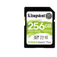 Kingston 256GB SecureDigital Canvas Select Plus (SDXC) 100R 85W Class 10 UHS-I