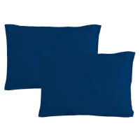 Gipetex Natural Dream Obliečka na vankúš talianskej výroby 100% bavlna - 2 ks tmavo modrá - 2 ks