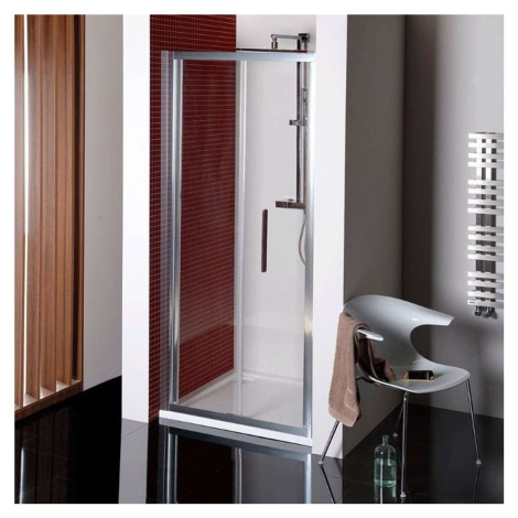 Polysan Lucis Line - Skladacie sprchové dvere 90 cm, číre sklo DL2815