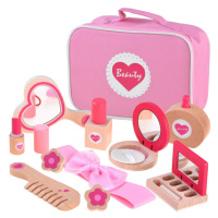 mamido Detský kozmetický kufrík s vybavením ružový