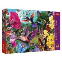 Trefl Puzzle Premium Plus Čajový čas: Záhrada kolibríkov, 1000 dielikov