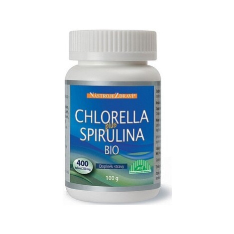 CHLORELLA plus SPIRULINA BIO 400 tabliet