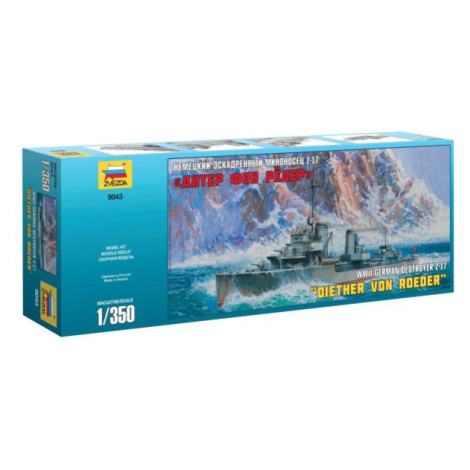 Model Kit loď 9043 - German Destroyer Z-17 Diether von Roeder (1:350)