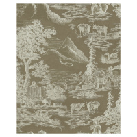 MINDTHEGAP Toile Du Tyrol Taupe - tapeta