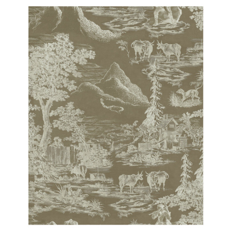 MINDTHEGAP Toile Du Tyrol Taupe - tapeta