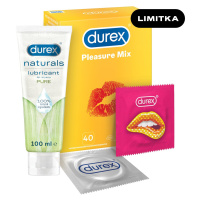 DUREX SEX Pleasure MIX 40ks + gel 100 ml