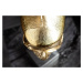 LuxD Dekoračný predmet Lebka 35 cm zlatý
