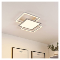 Lucande Ciaran– stropné LED svietidlo, štvorce
