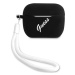 Púzdro Guess GUACAPLSVSBW AirPods Pro cover black white Silicone Vintage (GUACAPLSVSBW)