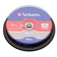 Verbatim BD-RE, Single Layer ScratchGuard Plus, 25GB, cake box, 43694, 2x, 10-pack, pro archivac