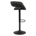 Dkton Dizajnová barová stolička Natania, antracitová a čierna