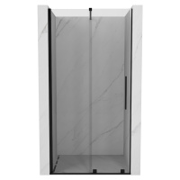 MEXEN/S - Velár posuvné sprchové dvere 100, transparent, čierna 871-100-000-01-70
