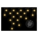 Nexos 211 Vianočný svetelný dážď 72 LED teple biela - 2,7 m