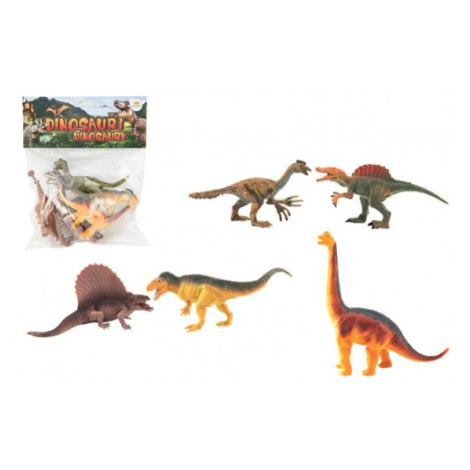 Dinosaurus plast 16-18cm 5ks v sáčku Teddies