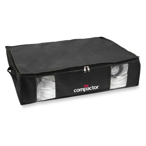Sada 2 čiernych úložných boxov s vakuovým obalom Compactor Large Underbed Vacuum Bag