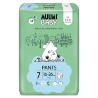 MUUMI BABY Nohavičky plienkové jednorázové 7 XL 16-26kg, 34 ks