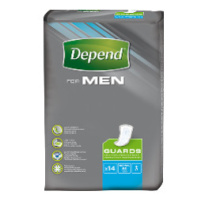 Depend for men 2 inkontinenčné vložky pre mužov 14 ks