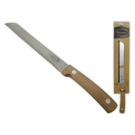 Nôž na chlieb s drevenou rukoväťou 20 cm