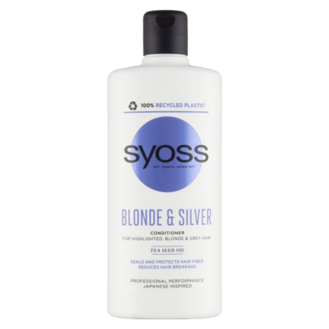 SYOSS Kondicionér na vlasy Blonde & Silver 440 ml