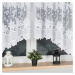 Biela žakarová záclona KASJANA 420x160 cm