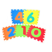 Mäkké puzzle bloky číslice 30x30cm