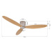 Stropný ventilátor Beacon Airfusion Radar teak Ø 132 cm tichý