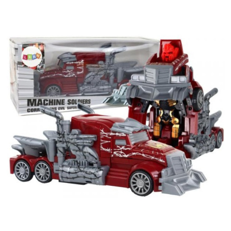 Transformer červený kamión 2 v 1