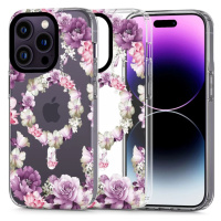 Kryt TECH-PROTECT MAGMOOD MAGSAFE IPHONE 13 PRO MAX ROSE FLORAL (9490713935965)