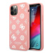 Kryt Guess GUHCP12MLSPEWPI iPhone 12/12 Pro 6,1" pink hard case Peony Collection (GUHCP12MLSPEWP