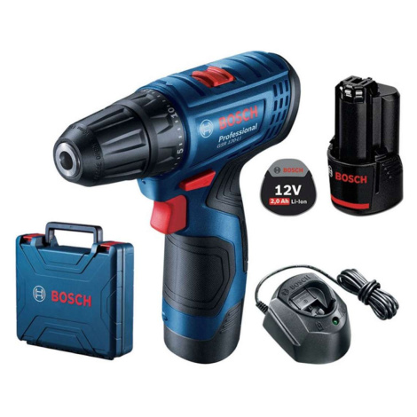 Bosch Náradie - 12V AKU vŕtací skrutkovač, 2x aku 2,0 Ah, nabíjačka 06019G8000