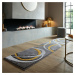 Běhoun Hand Carved Elude Orb Ochre - 66x300 cm Flair Rugs koberce