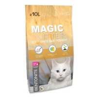 Podstielka Magic Litter Bentonite Ultra White Baby Powder 10L