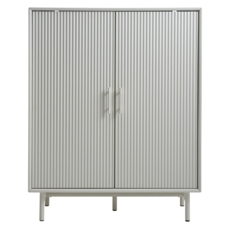 Sivá skrinka 100x125x40 cm Palma – Unique Furniture