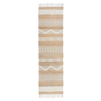 Běhoun Jubilant Medina Jute Natural/Ivory - 60x230 cm Flair Rugs koberce