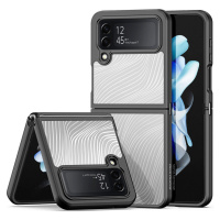 Samsung Galaxy Z Flip4 SM-F721B, plastový zadný kryt + silikónový rám, vzor vlny, Dux Ducis Aimo